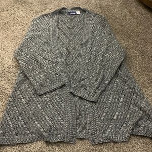 Grey light knit cardigan